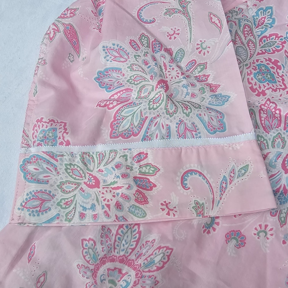 LAUREN Ralph Lauren Pink Pajama Set Women's Size XL Paisley Flowers NWT ($74.00) - Picture 13 of 14